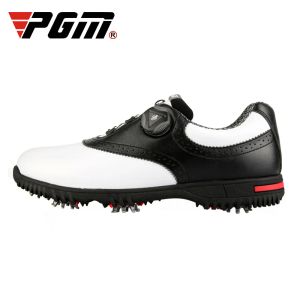 Chaussures pgm chaussures de golf masculines à mailles en maille en microfibre de chaussures de sport pics d'automne hiver imperméable