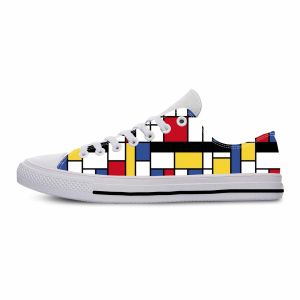 Chaussures Piet Mondrian Résumé Géométrique Paint