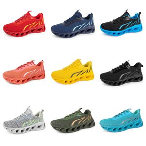 Chaussures plate-forme hommes sept femmes classiques chaussures Gai Running Black Navy Blue Light Yellow Mens Trainers Sports Outdoor Sneaker S S 9326043 S