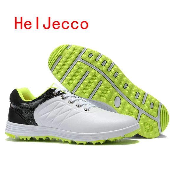 Zapatos profesionales de zapatillas de golf masculinas de golf no salpican zapatos para caminar zapatos de golf de golf para hombres zapatillas de golfas blancas