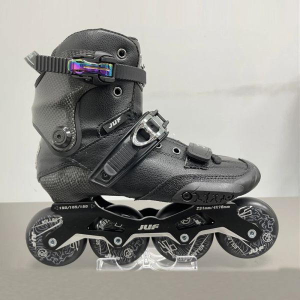 Zapatos Profesionales Slalom Skates en línea Botas de fibra de carbono Custio de rollero para adultos Patinas deslizantes similares con Seba Igor