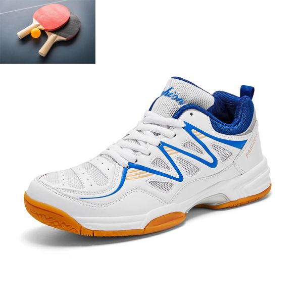 Chaussures Professional Table Tennis Chaussures For Men Big Taille 47 48 Sports d'intérieur Chaussures Badminton Sneakers Table Tennis Trainers Sport Hommes