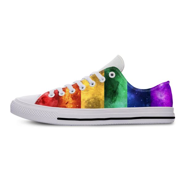 Chaussures arc-en-ciel lgbt gay lesbien fier