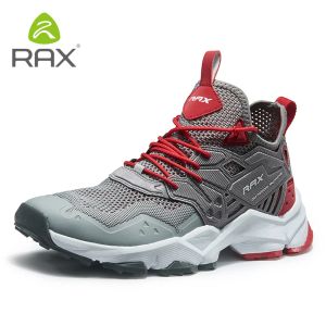 Schoenen Rax Nieuwe hoogwaardige mannen Outdoor Wandelschoenen Leer Niet -slip Ademende klimmende wandelwandelende sneakers