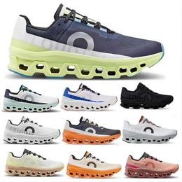 Chaussures Running Cloud Hommes Cloudmonster Femmes Monster Onclouds Fawn Curcuma Fer Hay Noir Aimant Entraîneur Sneaker Femmes sur les nuages chaussure de plein air pour hommes