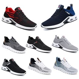 Chaussures Running Women 2024 Spring Men Chaussures Fashion Sports Sneakers appropriés Sneakers Leisure Lace-Up Couleur Blocking Antisiskid Big Size 771 Gai 945 WO