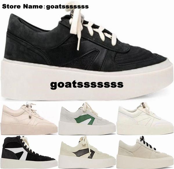 Chaussures Taille 12 Fear of Gods Skate Low Baskets Baskets Femmes Hommes Us12 Plateforme De Luxe Blanc Us 12 Strapless Skate Mid Eur 46 Casual Designer 1638 Skateboard