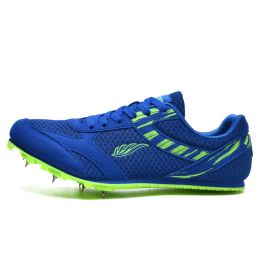 Chaussures size3245 enfants sur piste d'événements sur le terrain sprint 8 pointes Sport Chaussures Professional Middle Distance Run Race Spille Sneakers Men