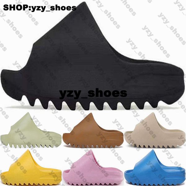 Chaussures Slipper Sandal YZYs Diapositives Taille 5 11 Femmes Hommes Designer Chaussure Us 5 Clog Kanyes Us5 Azure Bone Dames 7627 Sliders Onyx Athletic Black Slide West Jaune Rose Blanc