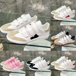 Chaussures Sneaker Brand Ami Paris Marant Grip-Strap Low-Top Beth Leather Sneakers Fashion Designer Isabel Trainers Taille 34-40