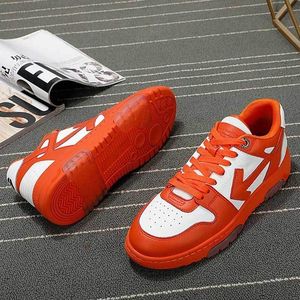 Chaussures Spring Orange Arrow Sneakers Design Simple Taille 35-45 avec