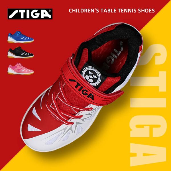 chaussures stiga enfants table de tennis chaussures Nouvelles arrivants pour enfants garçons filles ping pong sport baskets