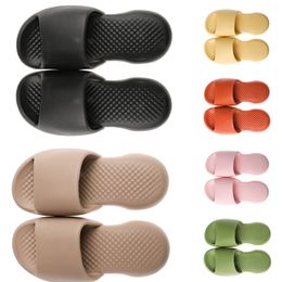 Zapatos Summer y otoño Apretable antishid antishid Supple Amarillo de color naranja Hoteles de color verde naranja Playas Otros lugares Slippers Tamaño 36-45 Gai