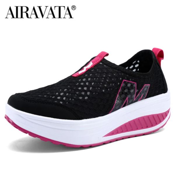 Chaussures Summer Middleaged Ladies Fitness Training Free Free Lazy Sports Chaussures Shake Shoes 5 Couleurs