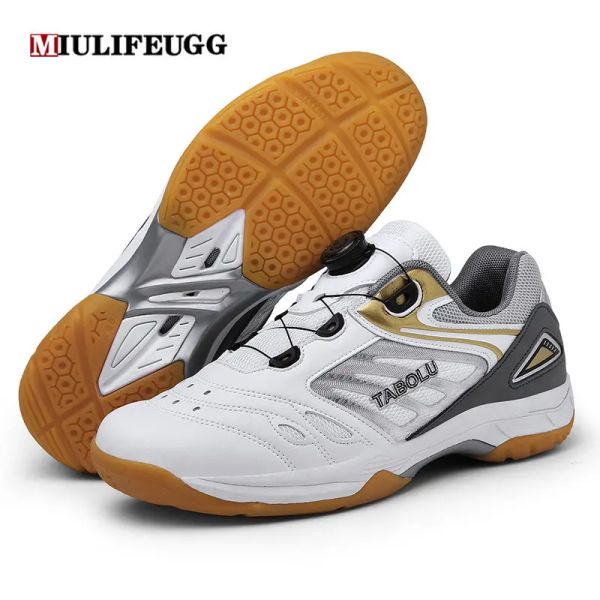 Chaussures Table Tennis Chaussures hommes Ping Pong Sports Light et confortable Nonslip Badminton Training Footwear Tennis Outdoor Tennis Chaussures