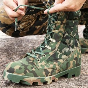 Zapatos Tácticos Militares Botas Combat Boots Fiess 712 Tobillo de camuflaje verde Jungla Caza de senderismo Caza de hombres Botas Militares 703 731 583