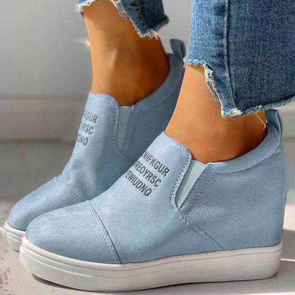 Chaussures de tennis chaussures pour femmes 2023 talon de coin augmentant les bottes épaisses chaussures décontractées chaussures sempes respirantes pour femmes baskets