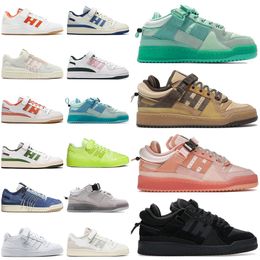 Chaussures Top Forum Low 84 Femmes Bad Bunny Boucle Forums the First Cafe Easter Egg Back to School Blanc Noir Royal Blue Green Platform Sports Sneakers