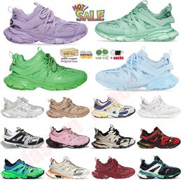 Schoenen Track 3 Designer With Box Casual Triple S 3.0 Platform Sneakers Zwart Wit groen Pink Donkerblauw Grijs Grijs Cement Beige Rainbow Shado3 .0 Neakers 52947 Hado