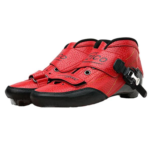 Zapatos botas arriba para patines en línea en línea fibra de fibra superior zapatillas talla 3045 patines de patinaje de carreras similares de poder para niños adultos