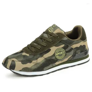 Chaussures marchant camouflage plat 148 Canvas Cadet de voyage Fentorned Femme Oxford Sports Ventilation Sneakers Arder Man 874