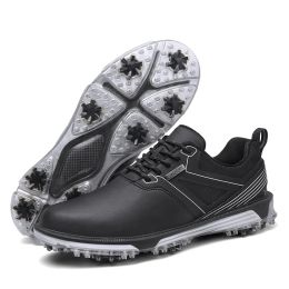 Chaussures Chaussures de golf imperméables hommes confortables baskets de golf en plein air 4047 chaussures de marche sport anti-glisser les baskets athlétiques