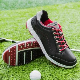 Chaussures imperméables hommes Chaussures de golf professionnelles sans poinles sans golf sport pour hommes