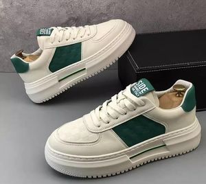 Schoenen Witte ontwerper Casual schoenen Fashion Men Platform Sneakers Spring herfst veter-up outdoor Tennis Walking Loafer 5