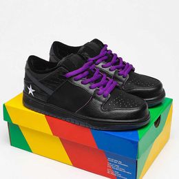 Chaussures Femme Low Sports Leisure Board Classic Sneaker OG Black Purple Babysbreath Limited Edition Designer Trainers Sneakers