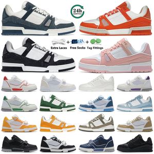 Schoenen Dames Designer Heren Casual Leer Veters Veet Suede Zwart Wit Roze Rood Blauw Geel Groen Heren Dames Trainers Sport Sneakers Mode Platform Schoenen