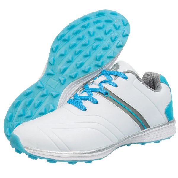 Zapatos de cuero de cuero zapatos de golf impermeables zapatos deportivos livianos de atletismo zapatos de golf de golf