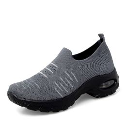 Schoenen dames platform sneakers dames wig schoenen dikke zool schokdemper sneakerhoogte toenemende sportschoenen sok schoeisel mode