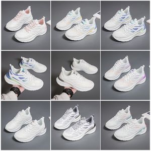 Zapatos mujeres corriendo hombres caminando nuevos zapatos planos suaves de moda blanca rosa negro bule cómodo sports z 10