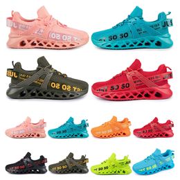 Chaussures Femmes Big Breathable Canvas Size Fashion Breathable confortable Bule Green Casual Mens Trainers Sports Sneakers A37 XJ 8 69