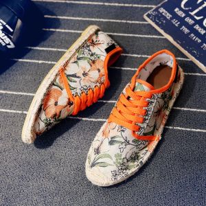 Schoenen Yeinshars Lente zomer heren Espadrilles mode comfortabele canvas bovenste hennep slip op mannelijke loafers voor mannen casual schoenen