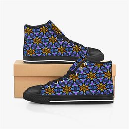 shoesSneakers Canvas Men casual Custom Shoes Mujer Moda Negro Naranja Corte medio Transpirable Casual Deportes al aire libre Caminar Jogging Color6729655