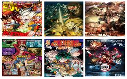 Shonen Jump One PieceTtack op Titan Anime Posters Vintage Metal Sign Wall For Men Cave Kitchen Custom Painting Decor Tin Sign2388688