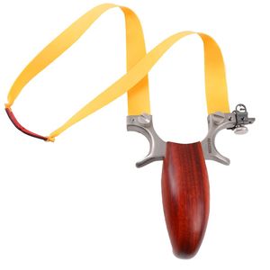 Tir à l'arc Chasse Catapulte puissante en caoutchouc avec pointe de pointe portable Slingshot professionnel à bande plate Aming Bois de santal extérieur Gdwdt