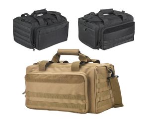 Sac de portée de tir système Molle accessoire de chasse en plein air étui pour pistolet tactique en nylon Pack outils pour pistolet sac à bandoulière Sniper noir 22069039654