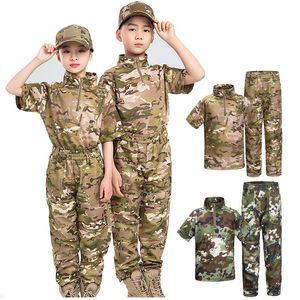 Tir Chemise Pantalon Ensemble Bataille Robe Tactique BDU Combat Enfants Vêtements Camouflage Enfant Enfant Uniforme NO05-029