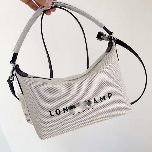 Tienda Bolso cruzado Exportación barata 2024 Nuevo Bolso de mano de lona de gran capacidad para mujer con un solo hombro