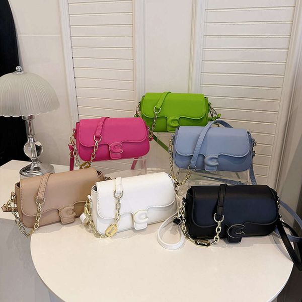 Boutique Usine En Gros 2024 Nouvelle Mode Sac Pour Femme Tempérament Couleur Bonbon Nuage Mini Chaîne Bandoulière Petite Épaule Simple Carré