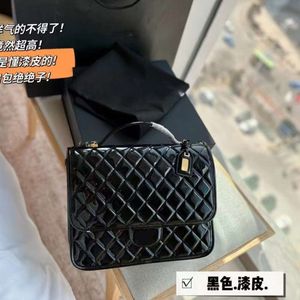 Tienda bolso promoción 2024 Xiaoxiangfeng nuevo Casual charol 22k mochila Caviar piel de vaca rombos de gran capacidad para mujer