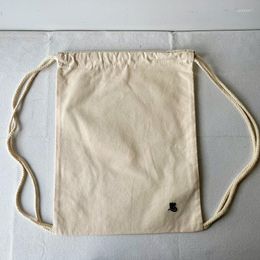 Sacs à provisions 200 pièces sangles de cordon coton personnalisé poignée de largeur différente pour ramasser à volonté sac à dos Portable à pression légère