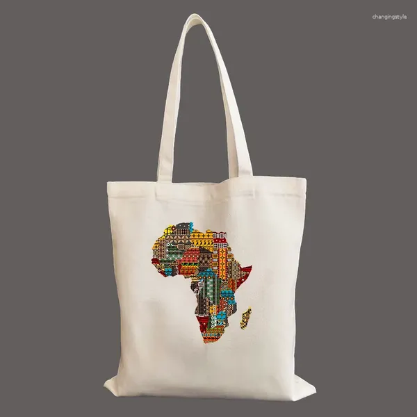 Sacs à provisions Africa Map Fashion Classic Bag Sac étudiant Femme sac à main