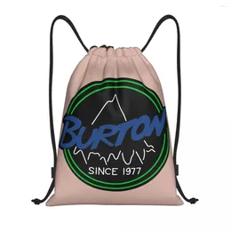 Sacs à provisions Burtons Mountain Snowboard DrawString Sac à dos Sac à dos Sac de gymnase pour femmes Sackpack