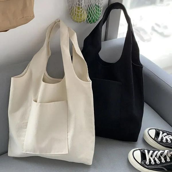 Sacs de Shopping en toile pour femmes, sac écologique de voyage, sacs à main réutilisables, pochette pliable, rangement de supermarché