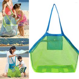 Boodschappentassen kinderen schuren weg beschermbare baby badkamer mesh tas speelgoed opslag groot strand voor handdoeken vrouwen cosmetische make -up