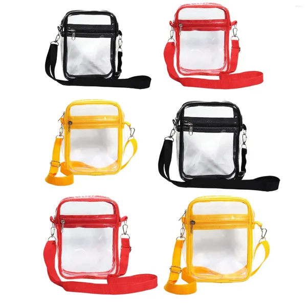 Bolsas de compras Bolsa transparente PVC impermeable transparente para viajes Control de seguridad del aeropuerto Eventos deportivos al aire libre Deportes