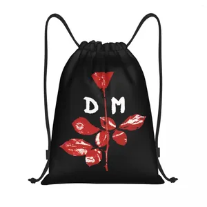 Sacs à provisions Custom Electronic Rock Depeche Mode cool DrawString sac à dos Sac de sport pour femmes Sackpack pour femmes